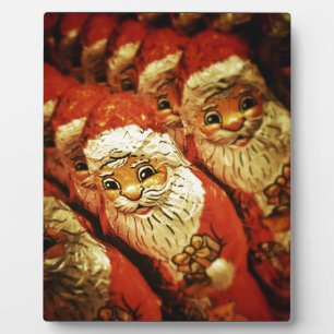 Plaque Photo Santa Noël Joyeux Joie Paix Saisons Jovial