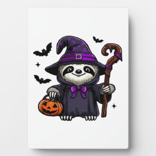 Plaque Photo Scary Halloween Sloth Witch Costume Casquette Mer