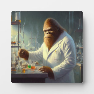 Plaque Photo Scientifique de Bigfoot