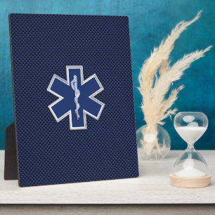 Plaque Photo Services médicaux d'urgence Star of Life Paramedic