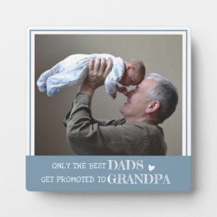 Plaque Photo Seuls Les Meilleurs Dads Sont Promus À Grand-Père 