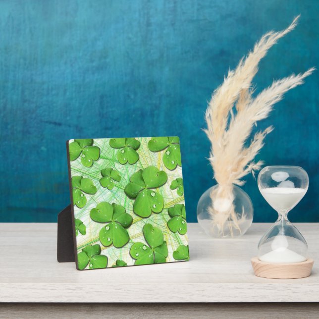 Plaque Photo Shamrock vert St Patrick iPhone 5 Coque-Mate (Insitu)