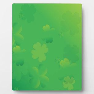 Plaque Photo Shamrocks brillants