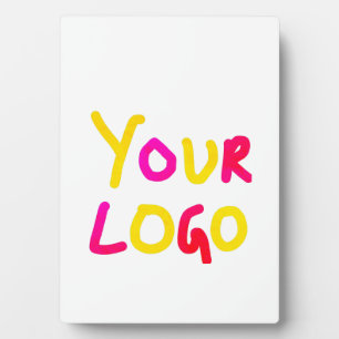 Plaque Photo simple et minimal ajoutez votre logo/votre design