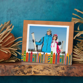 Plaque Photo Ski Trip Photo Keepsake