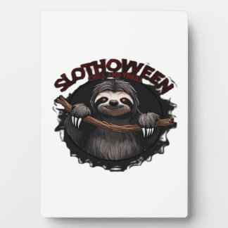 Plaque Photo Slothoween Chill And Thrill - Sloth Classique Effr