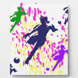 PLAQUE PHOTO SOCCER