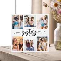 Soeurs 6 Photo Collage Keepsaké cadeau
