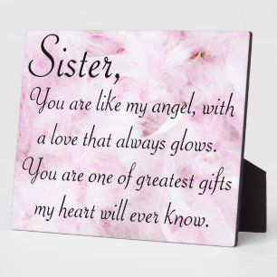 Plaque Photo Soeurs le plus grand amour
