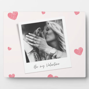 Plaque Photo Sois ma Saint Valentin photo personnalisée Coe