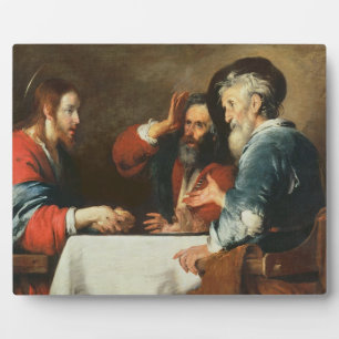 Plaque Photo Souper à Emmaus (huile sur toile) 2