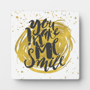 Plaque Photo Sourire