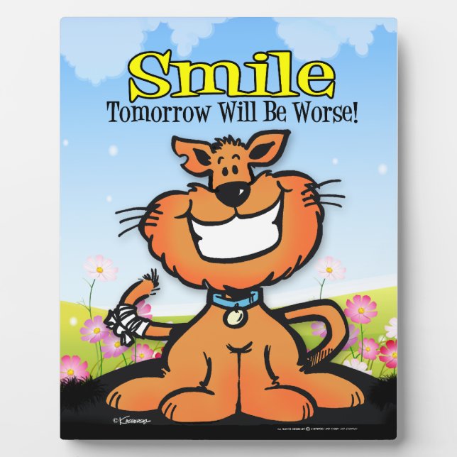 Plaque Photo Sourire (Devant)