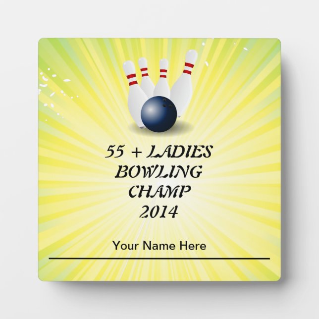 Plaque Photo Starburst dames champ amusant rire (Devant)