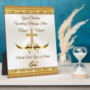 Plaque Photo Stunning Personalized Christian Wedding Gift Ideas