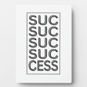 Plaque Photo Succès Inspiration Motivation Affirmation