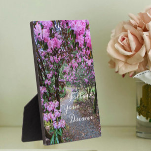 Plaque Photo Suivez votre chemin de jardin de devis Dreams