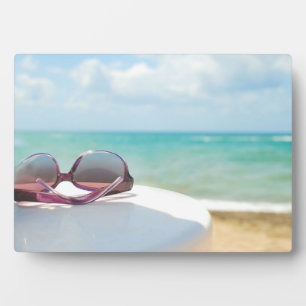 Plaque Photo Sung At Beach