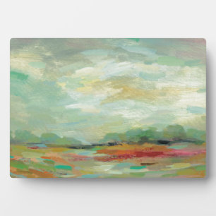 Plaque Photo Sunrise Field Abstract Silvia