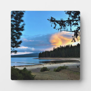 Plaque Photo Sunset at Crescent