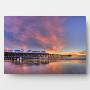 Plaque Photo Sunset Crystal