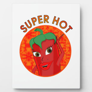 Plaque Photo Super Hot Pepper Diva