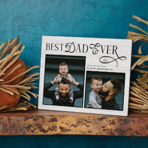 Plaque Photo Superbe Meilleur Papa de Tous les Temps Photo de l