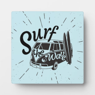 Plaque Photo Surf La Vague