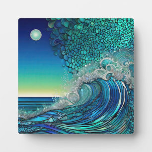 Plaque Photo Surreal Surf Seascape