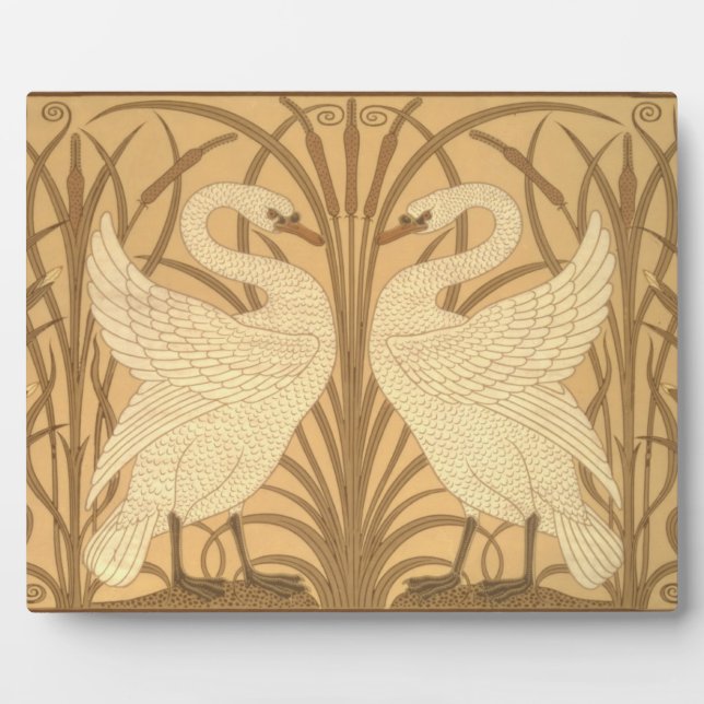 Plaque Photo Swan wallpaper design (Devant)