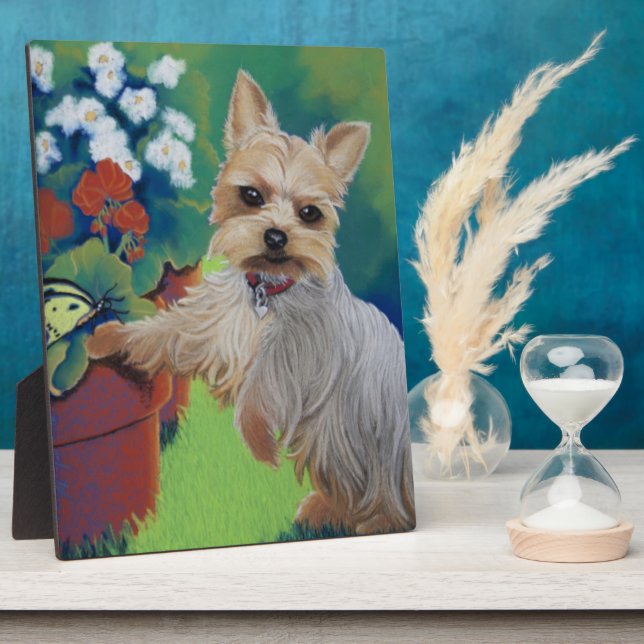 Plaque Photo Sweetness Yorkie (Côté)