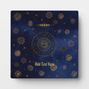 Plaque Photo Symbole magique de Protection Mandala Pagan Witch