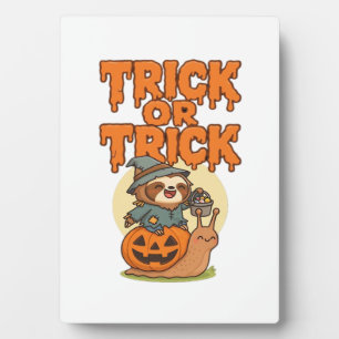 Plaque Photo T-shirt classique Trick or Treat