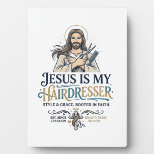 Plaque Photo T-Shirt Inspiration pour Coiffeur Salon de Beauté
