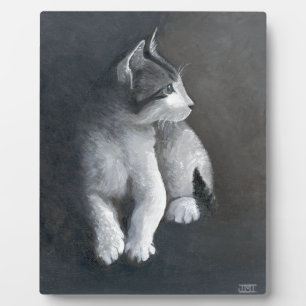 Plaque Photo Tabby Kitten