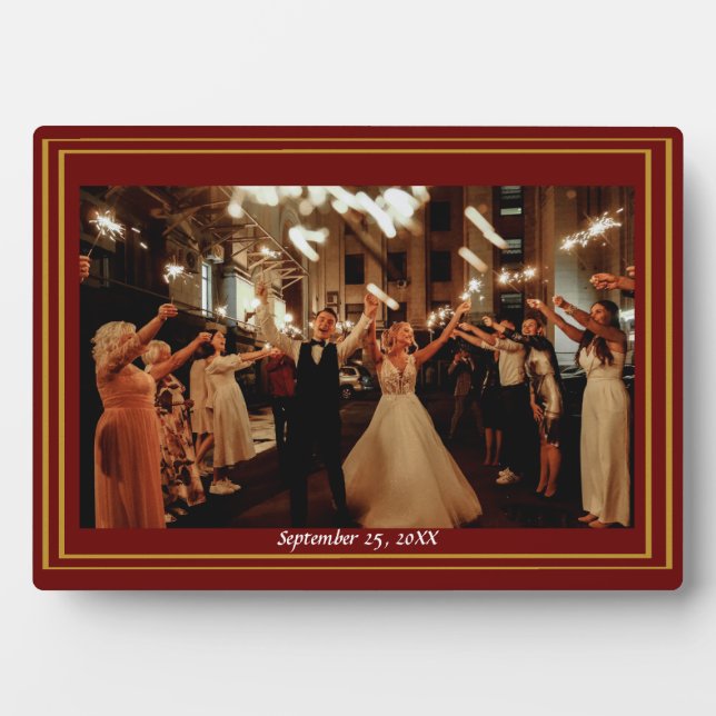 Plaque photo Tabletop avec Easel (Devant)