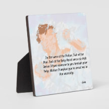 Tabletop Easel With Canvas : Sauveur Jésus Christ