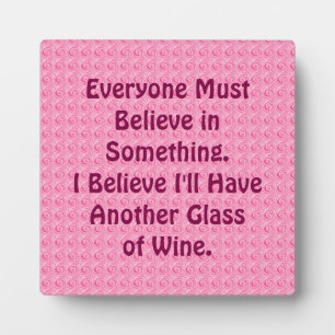 Plaque Photo Tablette de vin