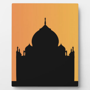 Plaque Photo Taj Majal