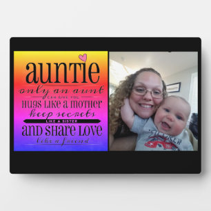Plaque Photo Tante Tante Frame