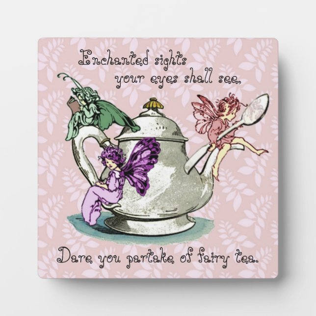 Plaque Photo Tea Fairies (Devant)