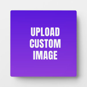 Plaque Photo Télécharger une image personnalisée - Ajoutez la v