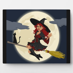 PLAQUE PHOTO TÉMOIN HALLOWEEN REDHEADED