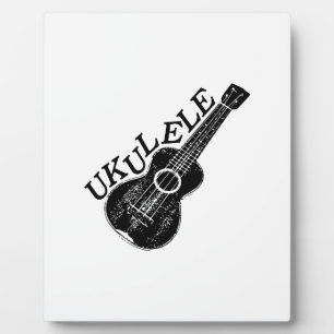 Plaque Photo Texte Et Image Ukulele