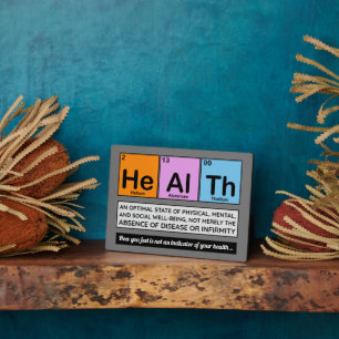 Plaque Photo The Elements Of Health Chiropractic