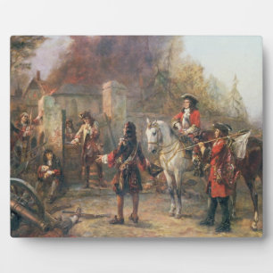Plaque Photo The Garrison of the Village Had At Last Surrendere