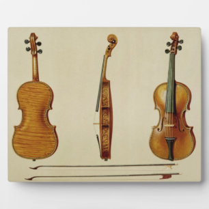 Plaque Photo The Hellier violin made by Antonio Stradivarius (c