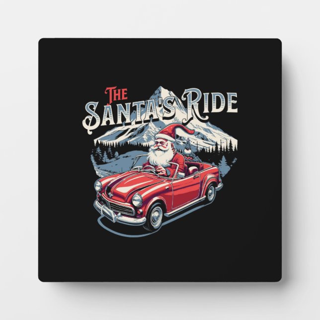 Plaque Photo The santa's ride. (Devant)