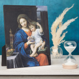 Plaque Photo The Virgin of the Grapes, 1640-50