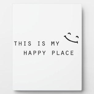 Plaque Photo thiis my happy place moy design